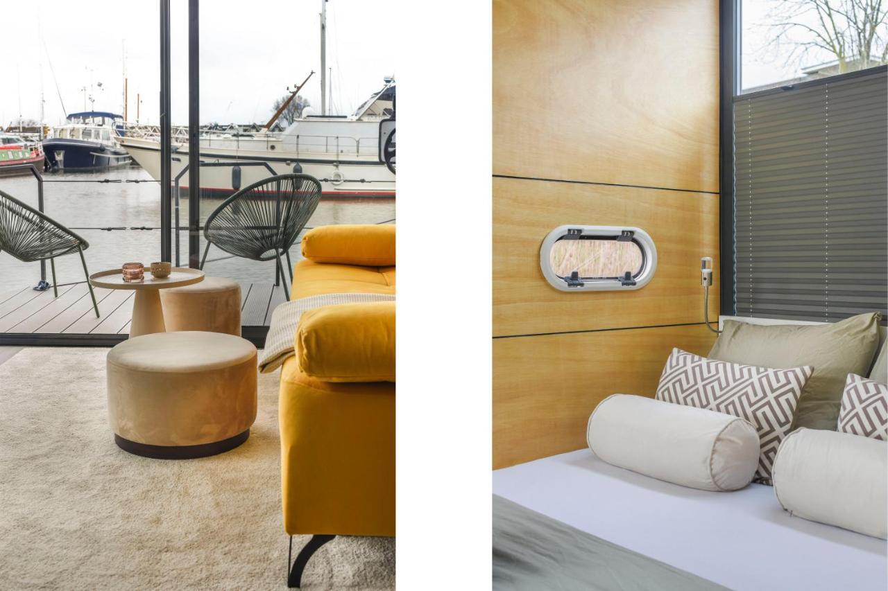 Cosy Tiny Houseboats Near Beach And Restaurants By Weltevreden Experience Zeewolde Exteriör bild