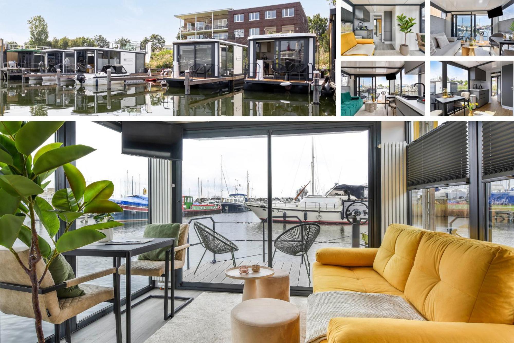 Cosy Tiny Houseboats Near Beach And Restaurants By Weltevreden Experience Zeewolde Exteriör bild